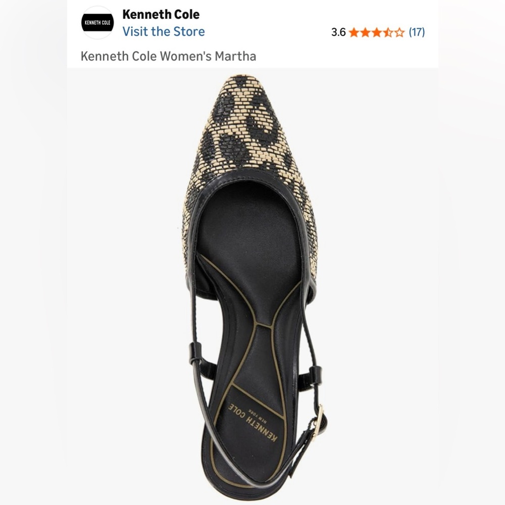 Kenneth Cole Women's Martha. Color :Natural/Black Raffia